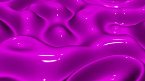 Waves of Pink Enamel Paint, Background, Reflection, Exclusive, 3D Render Stock Footage 268905977