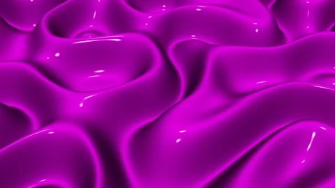 Waves of Pink Enamel Paint, Exclusive, Background, Reflection, 3D Render Stock Footage 268906082