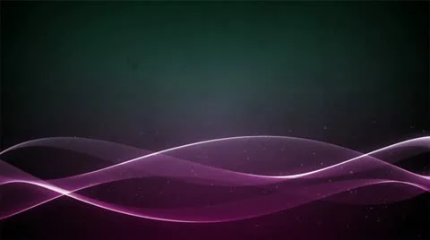 Waves Pink Green Stock Footage 12036342