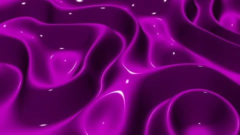 Waves of Pink Paint, Background, 3D Render, Exclusive, Reflection Stock Footage 268905909