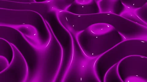 Waves of Pink Paint, Background, Reflection, 3D Render, Exclusive Stock Footage 268905845