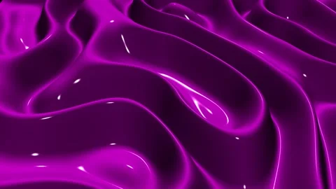 Waves of Pink Paint, Exclusive, Background, Reflection, 3D Render Stock Footage 268905910