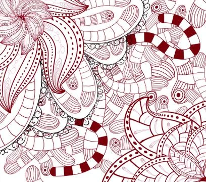 Waves pink texture background Stock Illustration