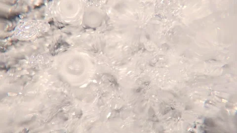 Waves plume with splashes from speedboat driving at full speed on water surface  Stock Footage 303210567