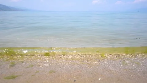Waves pogradec Stock Footage 313558490