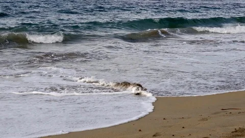 Waves Punta Uva, Costa Rica Stock Footage 123621160