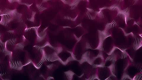 Waves, purple curves. Stock Footage 77641911
