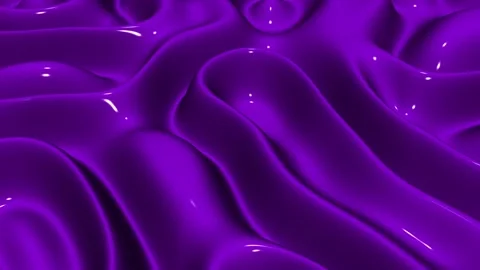 Waves of Purple Enamel Paint, Background, 3D Render, Reflection, Exclusive Stock Footage 268996553