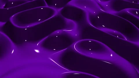 Waves of Purple Paint, Background, 3D Render, Reflection, Exclusive Stock Footage 268996286