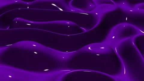 Waves of Purple Paint, Background, Exclusive, Reflection, 3D Render Stock Footage 268996282