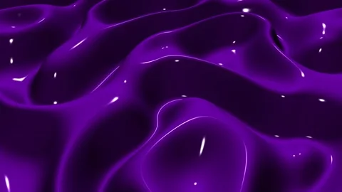 Waves of Purple Paint, Exclusive, Reflection, Background, 3D Render Stock Footage 268996374