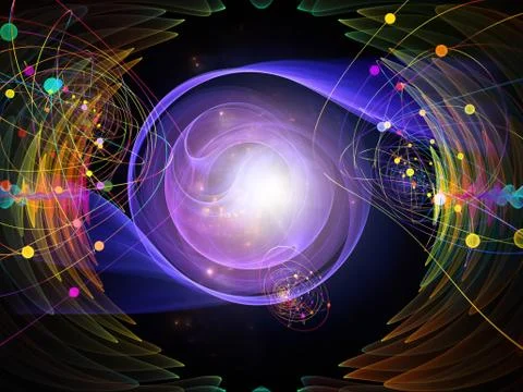Waves of Radial Oscillation Stock Illustration