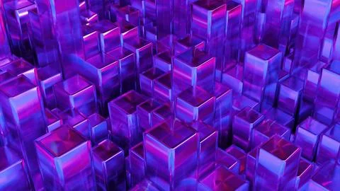 Waves of Rectangles 스톡 일러스트