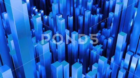 Waves of Rectangles 스톡 일러스트