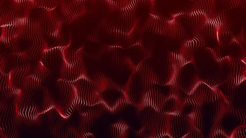 Waves, red curves. Stock Footage 77641916