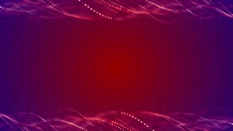 Waves red forms abstract Stock Footage 91118558