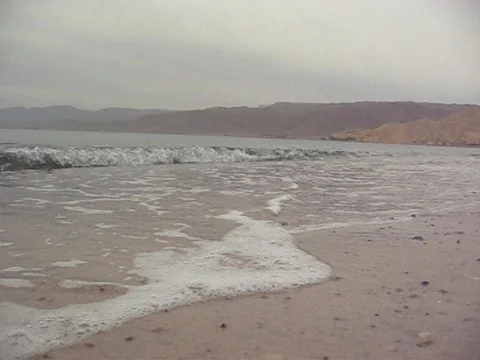 Waves on Red sea Video stock 323913