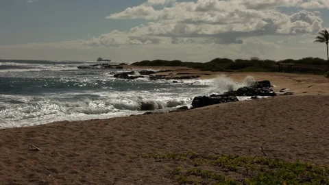 Waves On The Reef Stock Footage 104807924