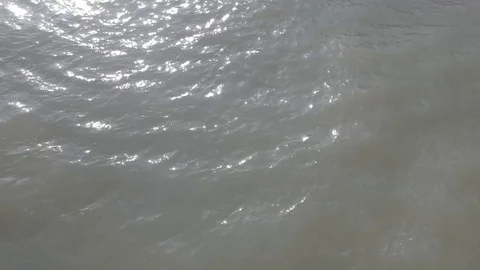 Waves riding up beach Stock Footage 91780293