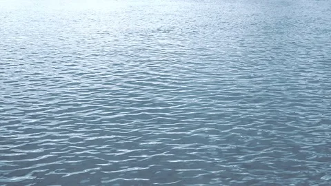 Waves rippling a surface of water Stock Footage 119774919