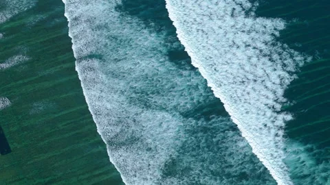 Waves Rise in the Ocean Stock Footage 284177958