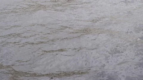 The waves in the river are moving. Water. Water texture. Video stock 159356623