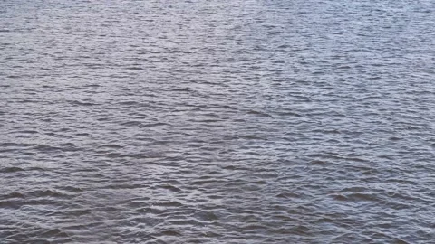 The waves in the river are moving. Water. Water texture. Video stock 159488144
