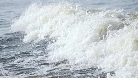 Waves on the river Stock Footage 255618498