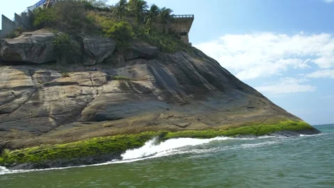 Waves in the Rock Stock Footage 268542940