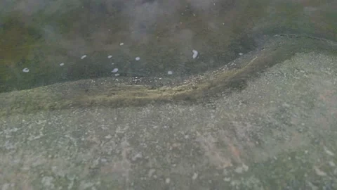 Waves on rocks with clear water Stock Footage 141846752