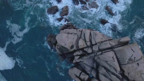Waves &amp; Rocks II Stock Footage 167002673