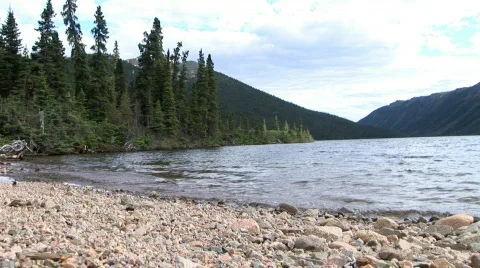Waves on a rocky shore 2 Stock Footage 625098