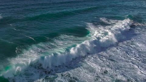 Waves Onto The Rocky Shores Stock Footage 317441887