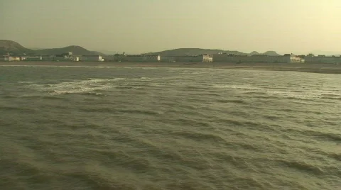 Waves rolling into the bay. Stock Footage 68276