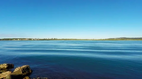 Waves Rolling into The Shore  Stock Footage 65366900