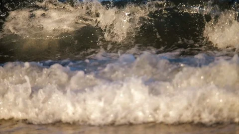 Waves rolling towards the shore. Stock Footage 88406082