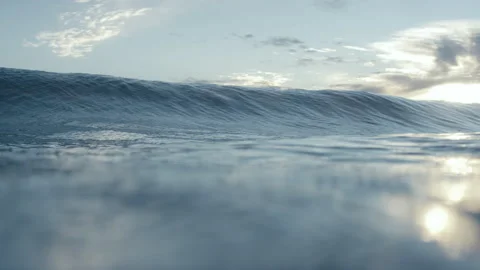 Waves rolling in to underwater Stock Footage 169306002
