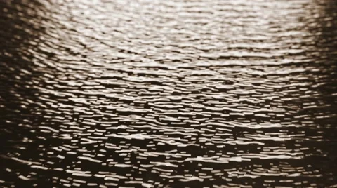 Waves running on the surface of the water Stock Footage 66856369