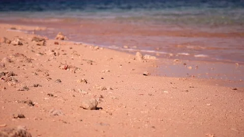 Waves On The Sand Видео 155033410