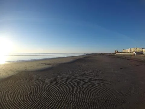 Waves in the sand Stock Photos