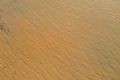 Waves of sand, Sand pattern texture, hk 27 July 2022 Stock Photos