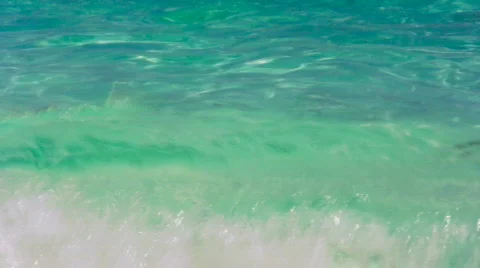 Waves on sandy beach 3 Video stock 500679