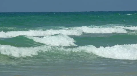Waves at sea 4k Vídeos de archivo 40544595