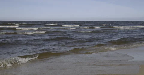 Waves at sea, 4K Stock Footage 184056487