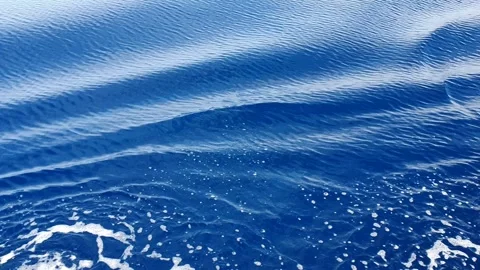 Waves in the sea and the reflection of light around it Stock Footage 297048308