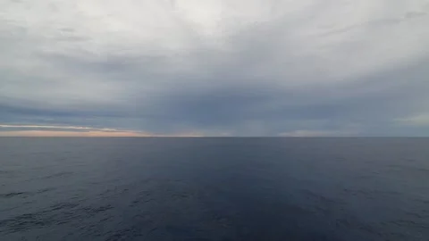 Waves in the sea and the reflection of light around it Stock Footage 297116819