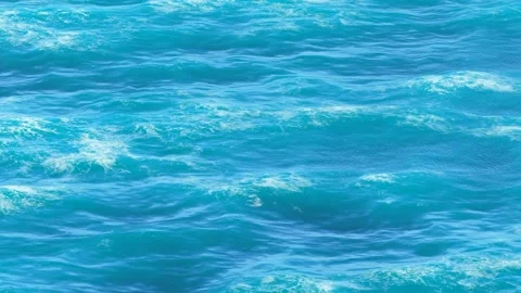 The waves of the sea are rolling and rippling Stock Footage 250503214
