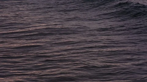 Waves on sea at dusk Video stock 94884750