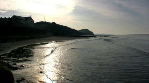 Waves from the Sea  Stock Footage 513557
