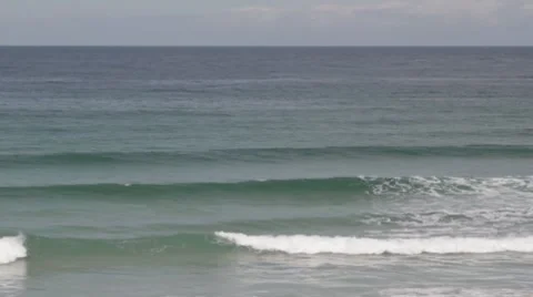 Waves at sea Stock Footage 8522945